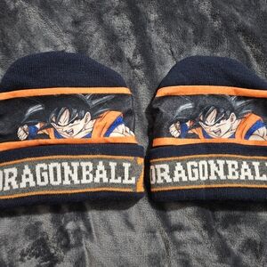 Dragon Ball Kids Beanie Hat - Black and Orange